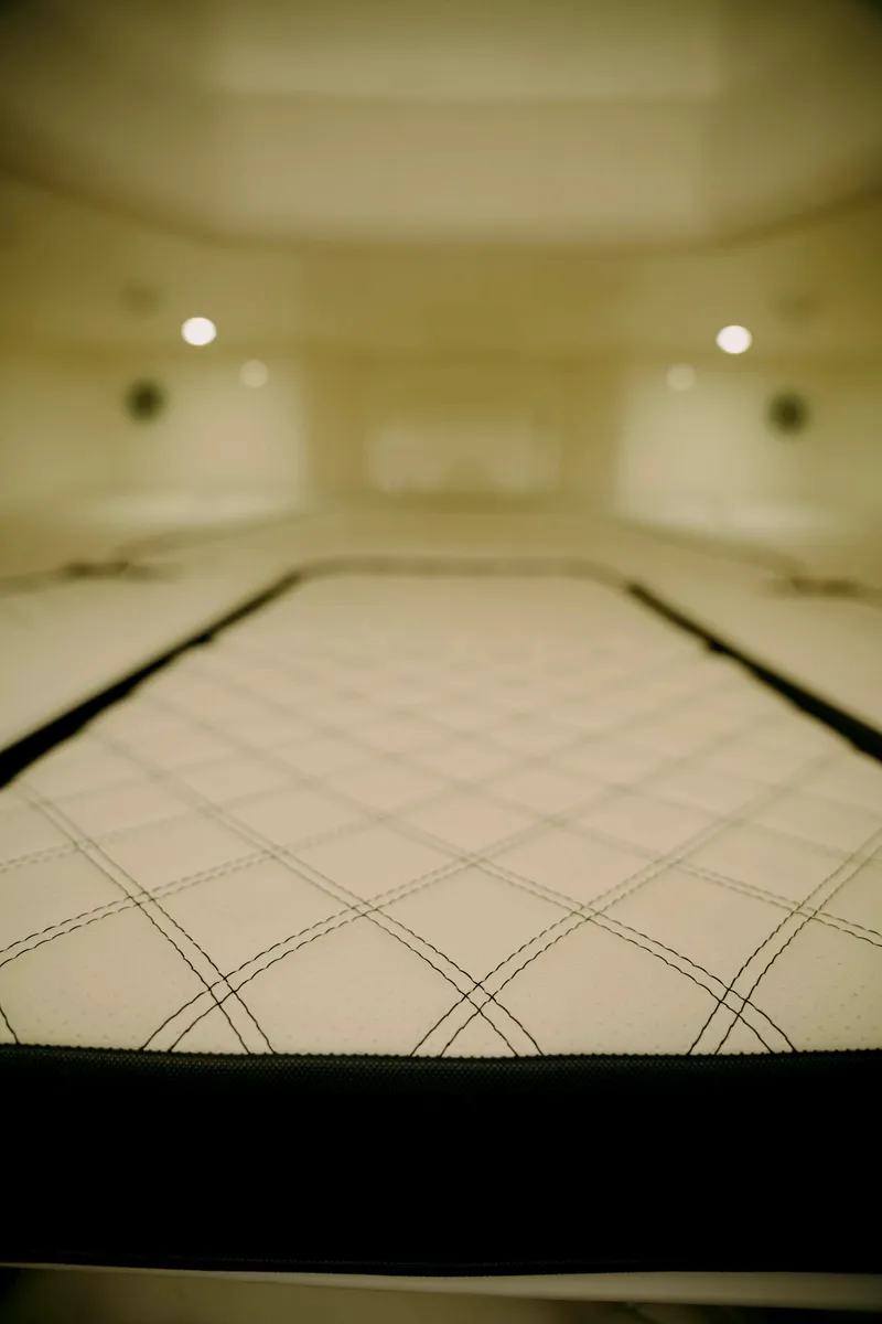 Slide: The Image of Luxurious interior of 2021 Deep Impact 399 Sport boat with elegant stitching. - 20