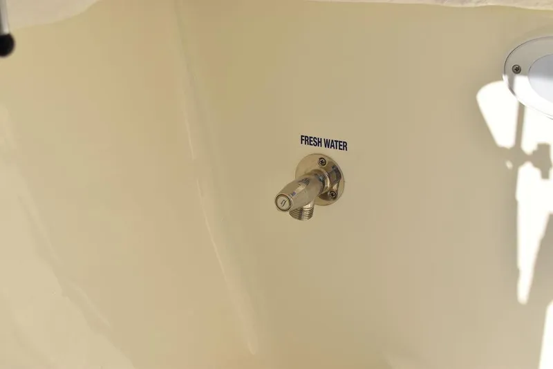 Slide: The Image of Fresh water outlet on 2025 Key West 203 DFS boat. - 39