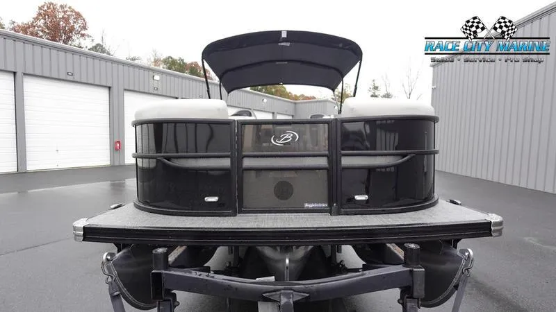 Slide: The Image of 2025 Barletta C22UC pontoon boat at Race City Marine dealership. - 3