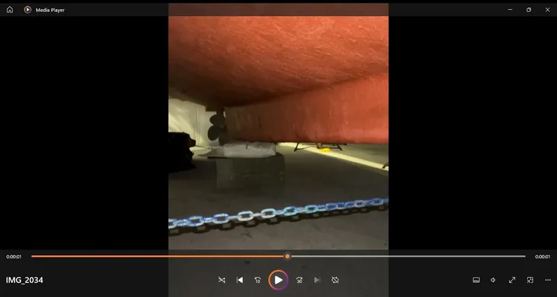 Slide: The Image of Underneath view of a 1998 Legacy 40' Flybridge boat in dry dock. - 31