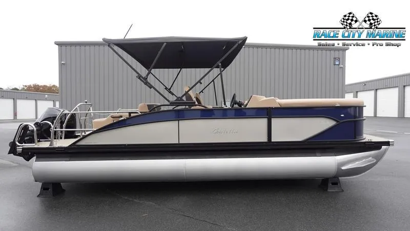 The Image of 2025 Barletta C22UC pontoon boat with canopy at Race City Marine. - 1