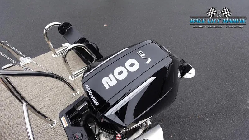 Slide: The Image of Barletta C22UC 2025 with Mercury 200 V6 outboard motor at Race City Marine. - 11
