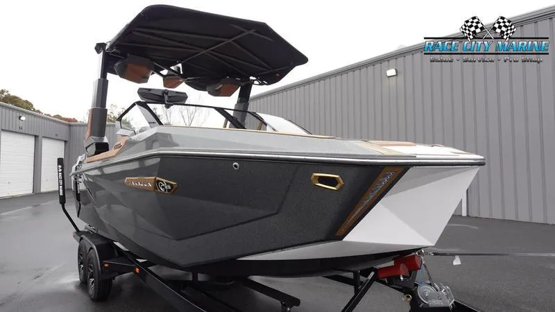 Slide: The Image of 2025 Nautique Super Air Nautique G23 Paragon boat at Race City Marine dealership. - 5