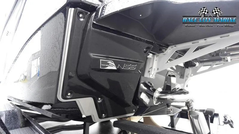 Slide: The Image of 2025 Nautique Super Air Nautique G23 Paragon boat detail at Race City Marine. - 9