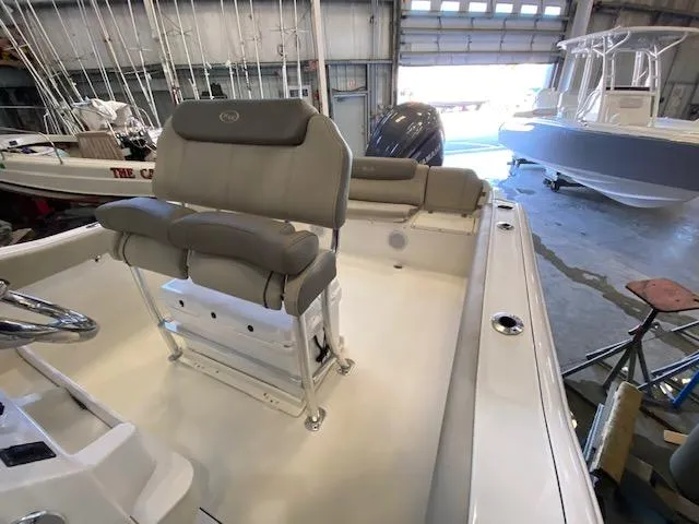 Slide: The Image of Interior view of Key West 239 FS boat, model year 2025. - 5