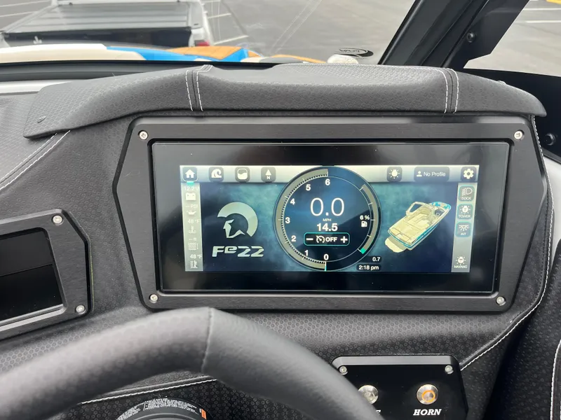 Slide: The Image of Centurion Fe22 2025 dashboard display with digital controls and navigation interface. - 5