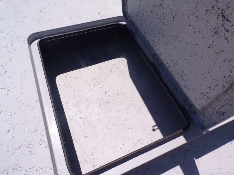 Slide: The Image of Freedom Eagle 16 2025, open roof hatch with marble texture. - 22