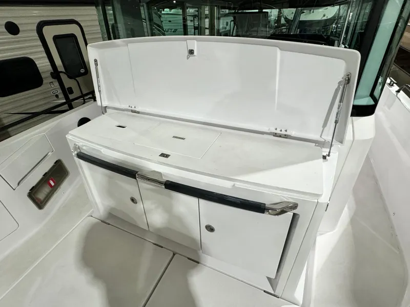 Slide: The Image of 2020 Axopar 37 Cross Cabin BRABUS sink with modern faucet design. - 33