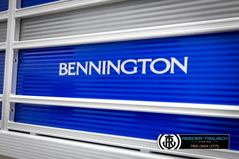 Slide: The Image of Bennington 21 SSRSE 2025 boat logo on blue background. - 41