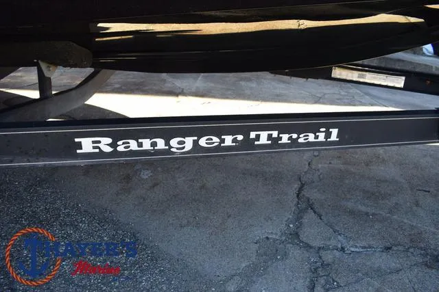 Slide: The Image of Ranger Z520L 2021 trailer with "Ranger Trail" branding on pavement. - 7
