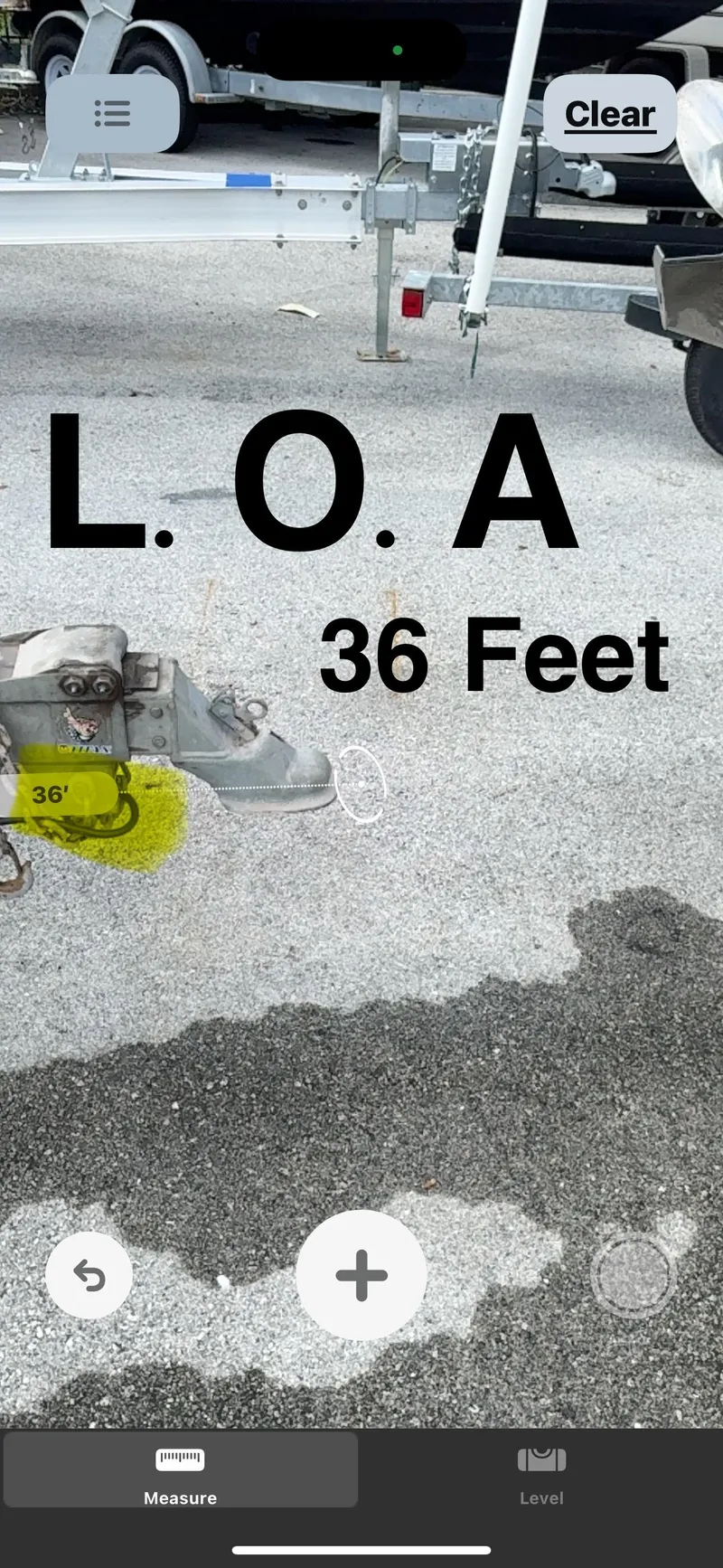 Slide: The Image of Trailer REAL X Model R32X, 2016, 36 feet length overall (L.O.A) measurement. - 31