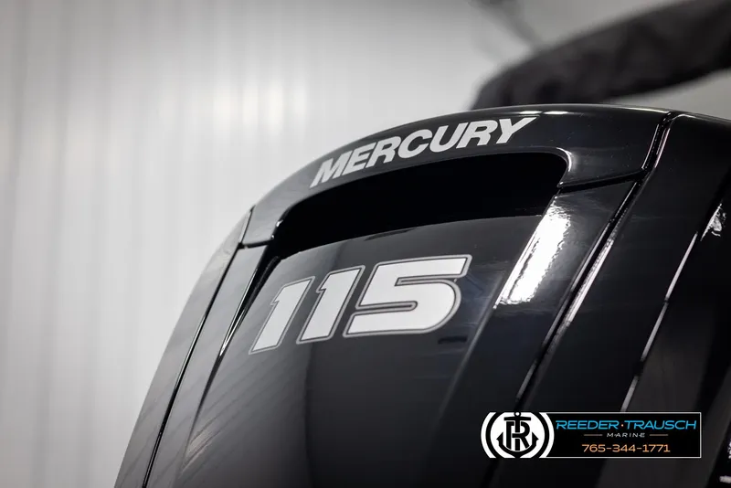 Slide: The Image of Mercury 115 outboard motor on 2025 Lund 1875 Impact XS boat. - 41