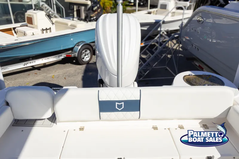 Slide: The Image of 2025 Sea Fox 248 Side Console boat at Palmetto Boat Sales dealership. - 20