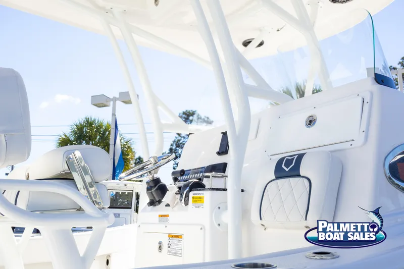 Slide: The Image of 2025 Sea Fox 248 Side Console interior at Palmetto Boat Sales. - 6