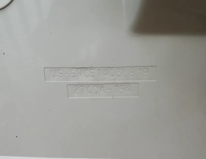Slide: The Image of Hull identification number on 2019 Boston Whaler 270 Dauntless boat. - 15