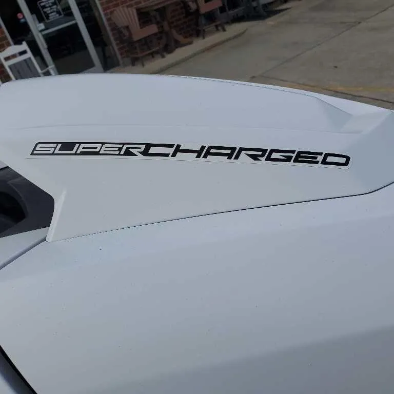 Slide: The Image of 2025 Yamaha WaveRunner GP SVHO, supercharged detail, white exterior. - 4