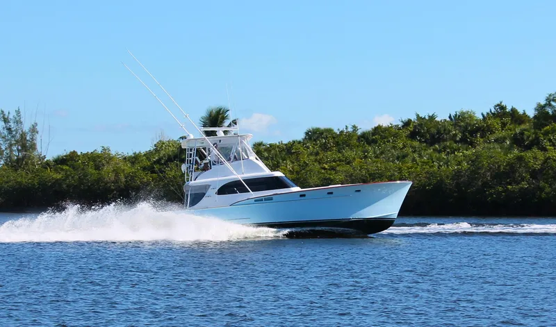 Slide: The Image of Rybovich 45 BIG BLUE - Starboard Running Shot - 0