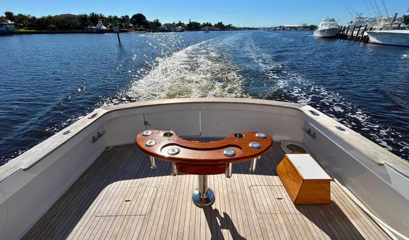 Slide: The Image of Rybovich 45 BIG BLUE - Aft Cockpit - 24