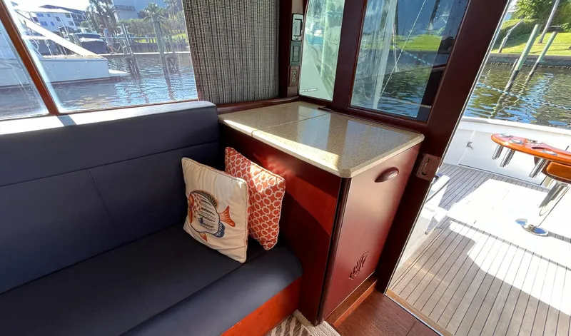 Slide: The Image of Rybovich 45 BIG BLUE - Salon Entrance - 9