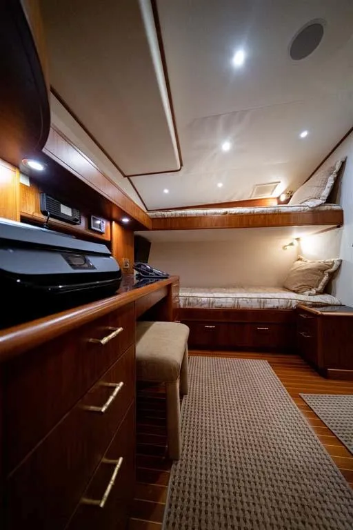 Slide: The Image of Large Desk/Office Area and Oversized Over/Under Berths - 37