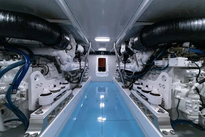 Slide: The Image of (2) 16 Cylinder DDEC MTU Series 2000 M-91 - 2000 HP - 70