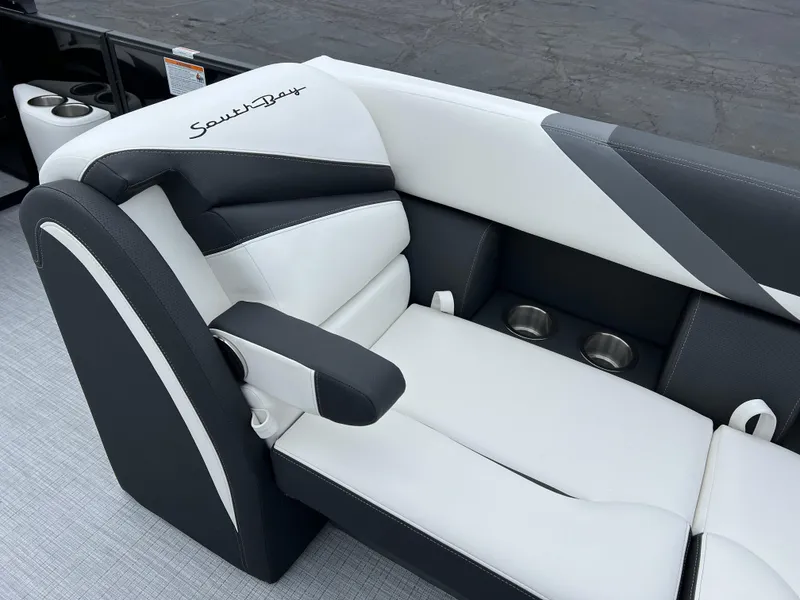 Slide: The Image of Luxurious seating on 2025 South Bay S224 RS 3.0 Hybrid Arch boat. - 11