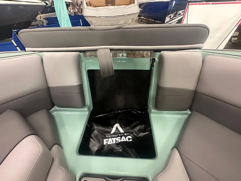 Slide: The Image of 2025 Moomba Max boat interior with FATSAC ballast system. - 34