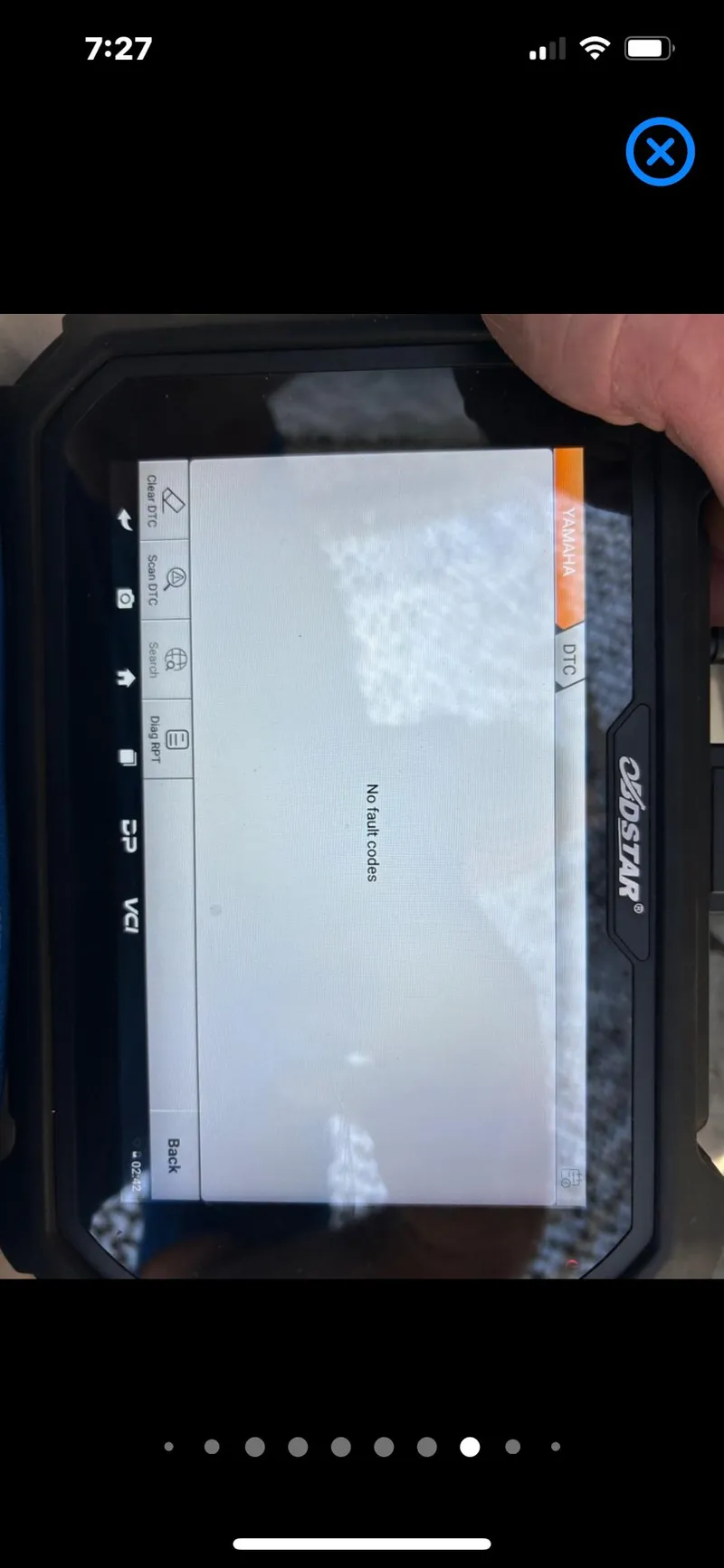 Slide: The Image of Close-up of a touchscreen display on a 2013 Epic 22 SC boat. - 36