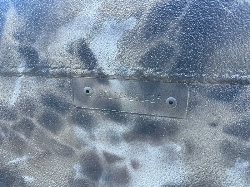 Slide: The Image of Hull identification number on 2025 Excel 1860 F4 Shallow Water boat. - 12