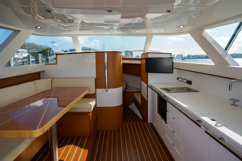 Slide: The Image of 2018 Bertram 35 Flybridge- IT-L-DO- Salon - 1