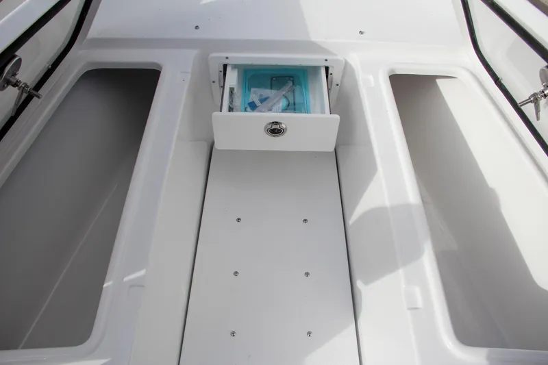 Slide: The Image of 2025 Sea Hunt Gamefish 27 Forward Seating, spacious storage compartments. - 44