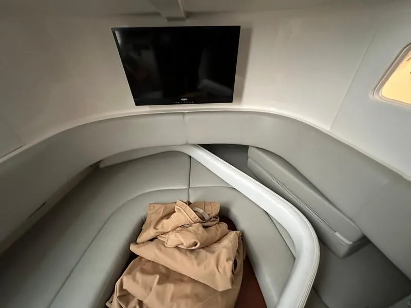 Slide: The Image of 2016 Regulator 41 interior with TV and seating area. - 35