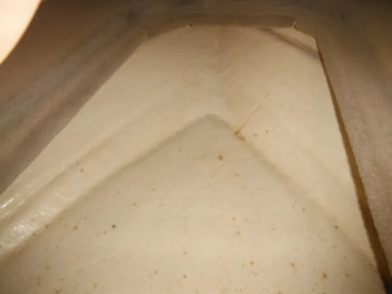 Slide: The Image of Interior view of 2004 Sea Ray 215 Weekender boat cabin. - 36