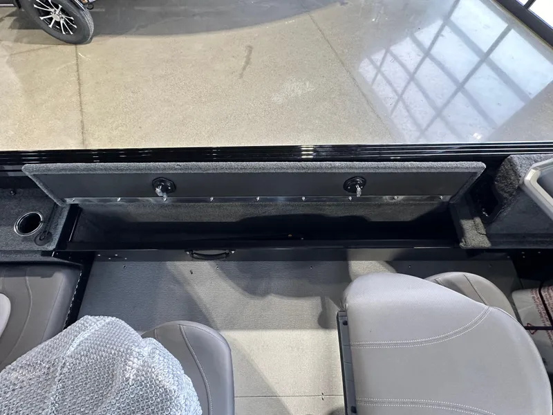 Slide: The Image of 2025 Smoker Craft Adventurer 188 DC interior seating and storage view. - 3