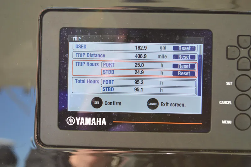 Slide: The Image of Pursuit 266 DC - Engine Hours - 15
