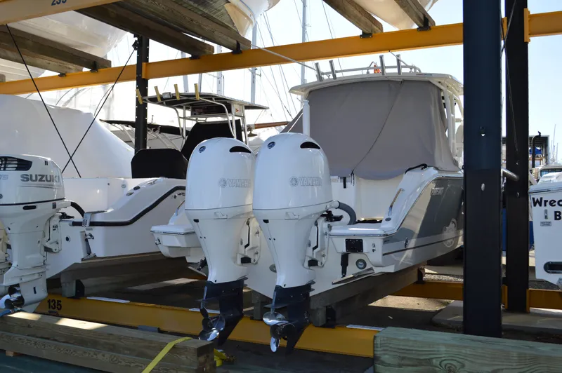 Slide: The Image of Pursuit 266 DC - Stbd. Aft w/ Cover - 5