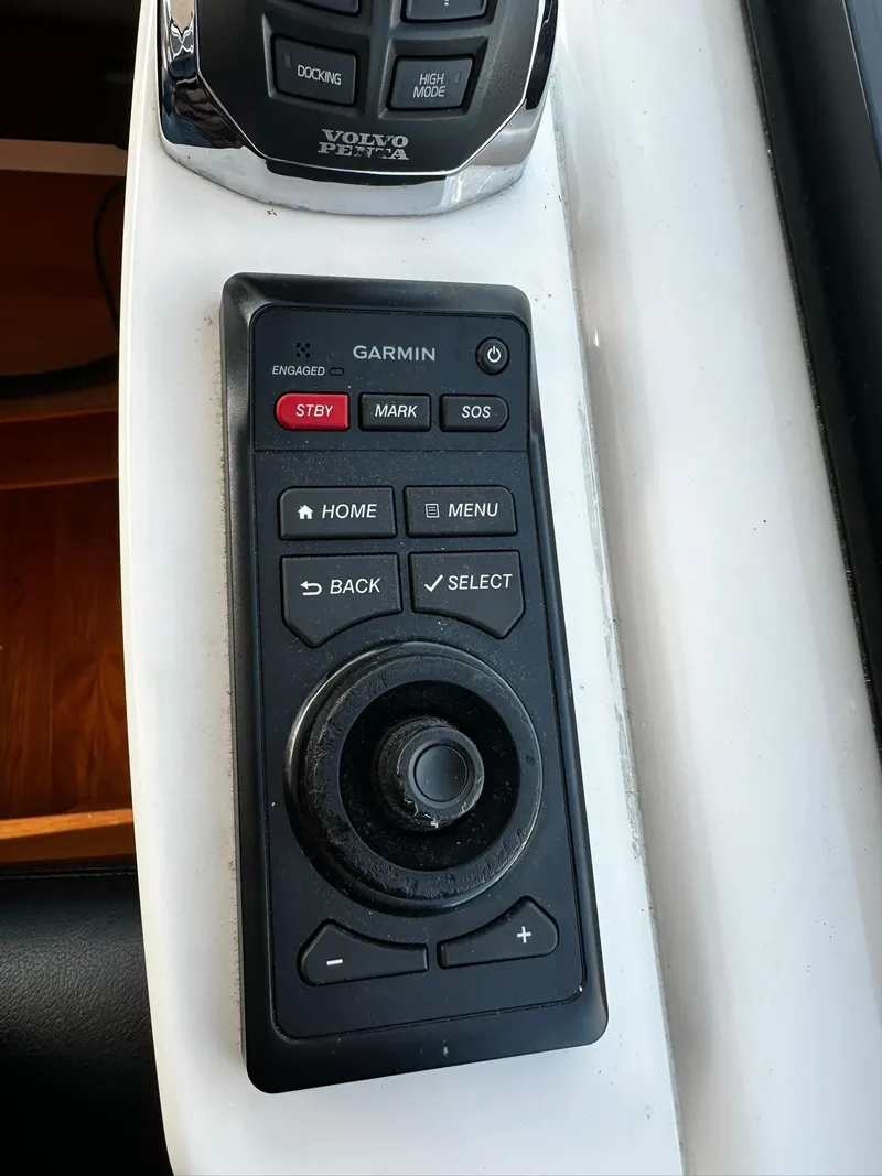 Slide: The Image of Garmin control panel on 2016 Tiara Yachts 49 COUPE dashboard. - 20