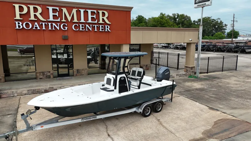 Slide: The Image of 2023 Tidewater 2410BM boat at Premier Boating Center dealership. - 5