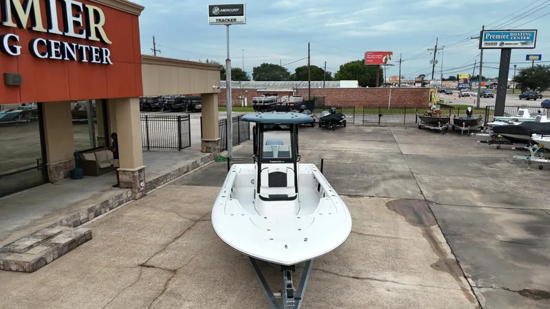 Slide: The Image of 2023 Tidewater 2410BM boat at Premier Boating Center dealership. - 9