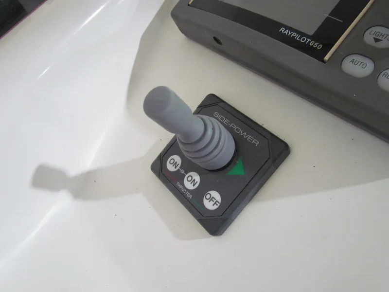Slide: The Image of Side-Power joystick control on 2000 Ocean Yachts 48 Sun Sport. - 46