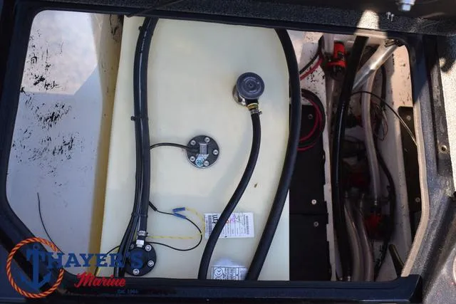 Slide: The Image of 2025 Bass Cat Puma STS boat fuel tank and wiring system. - 36