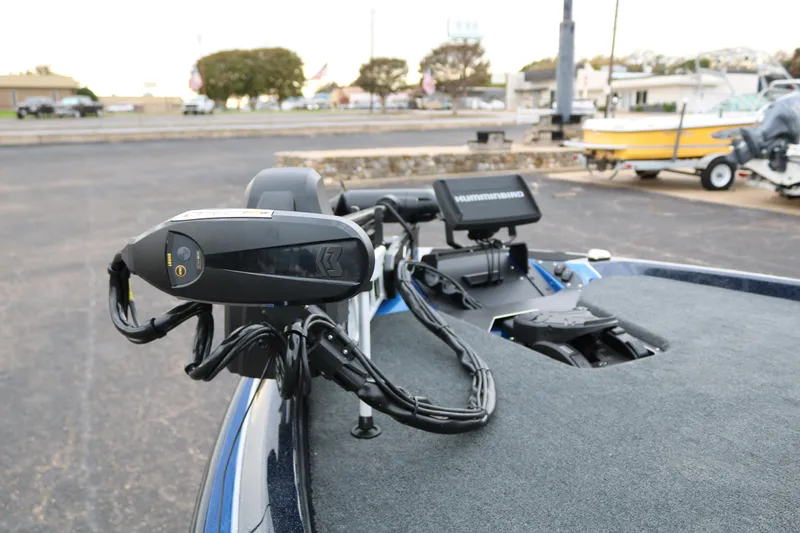 Slide: The Image of 2025 Skeeter ZXR 21 boat with advanced navigation equipment on deck. - 11