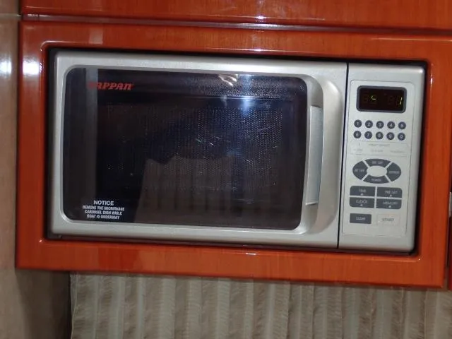 Slide: The Image of Built-in microwave in 2007 Formula 34 PC boat kitchen. - 20