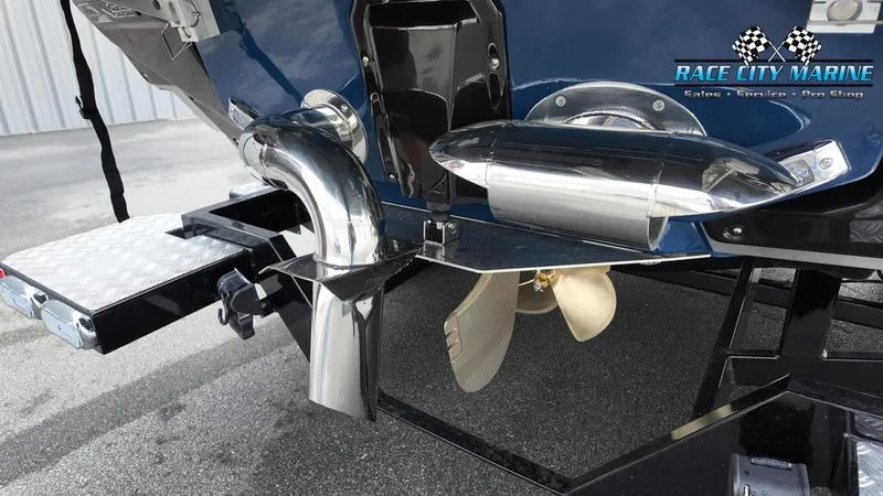Slide: The Image of 2025 Nautique Super Air Nautique G25 boat propeller and exhaust system. - 10