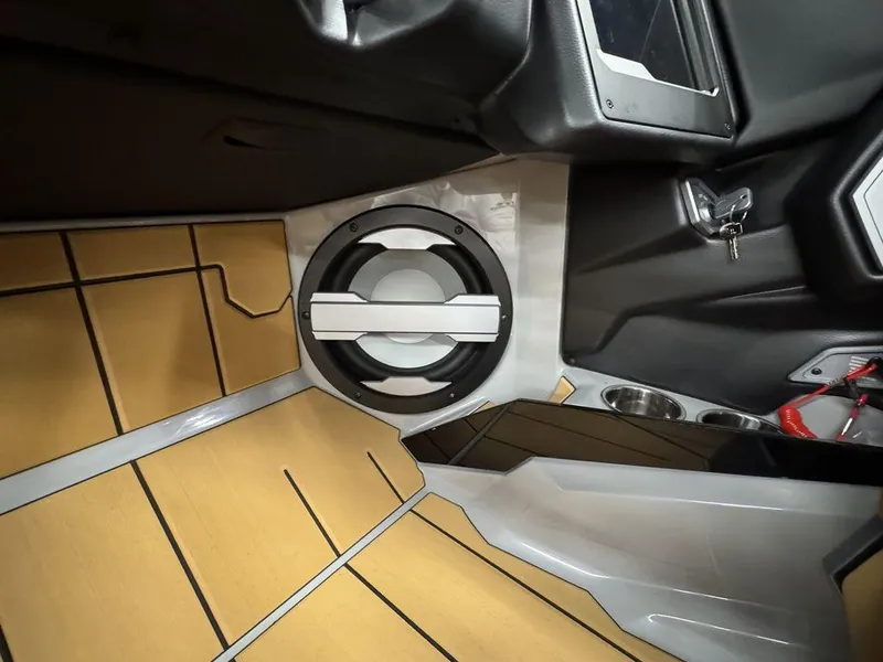 Slide: The Image of 2025 Supra SV 400 interior with sleek design and advanced audio system. - 20