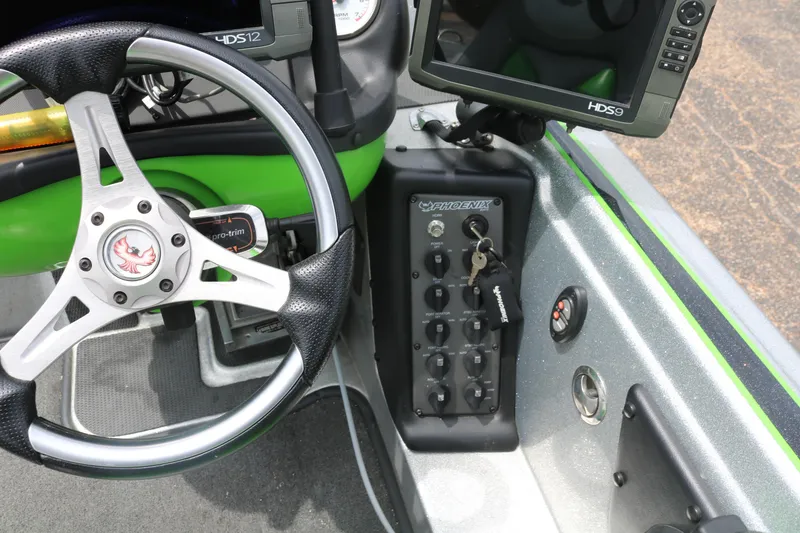 Slide: The Image of 2016 Phoenix 920 ProXP boat with cover at Yowell's Boat Yard. - 39