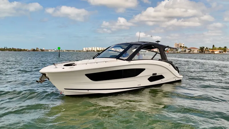 Slide: The Image of Sea Ray Sundancer 370 Outboard 2023 - 2