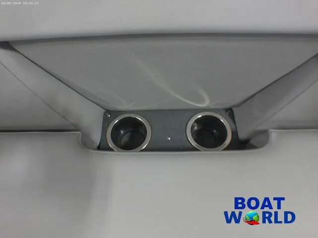 Slide: The Image of Interior cup holders of 2025 Princecraft Vectra 23 RL pontoon boat. - 24