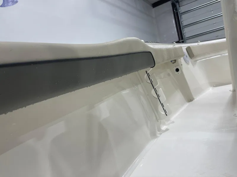 Slide: The Image of 2025 Key West 219fs boat interior, showcasing sleek design and spacious layout. - 18