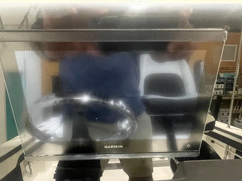 Slide: The Image of Garmin display on 2025 Tidewater 198CC boat dashboard. - 28